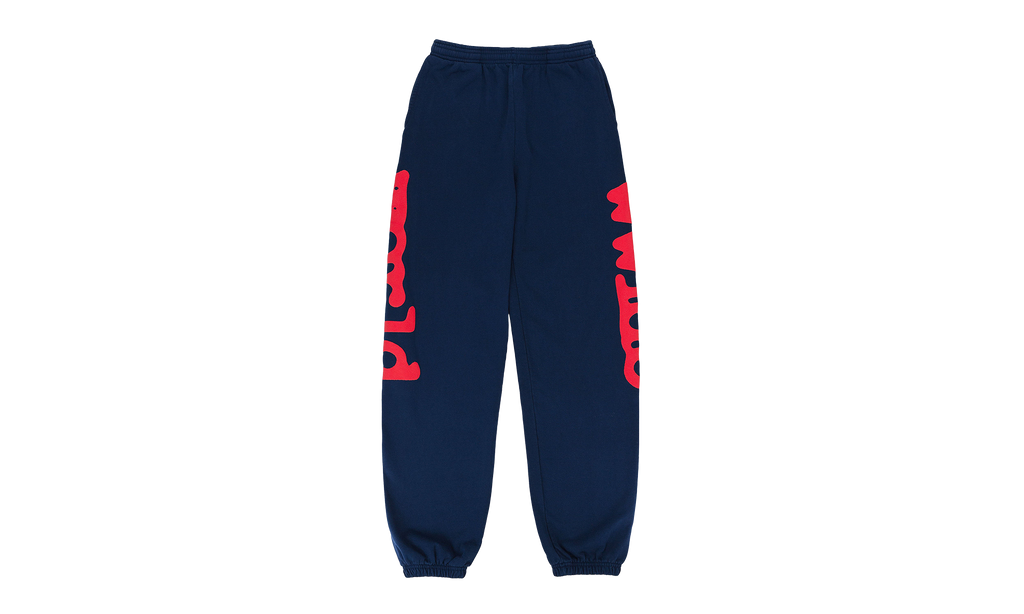 Sp5der Beluga Sweatpants "Navy" M01SS002BGNR