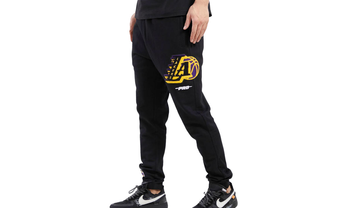 NBA Los Angeles Lakers Mash Up Logo Sweatpants "Black" BLL454290 BLK
