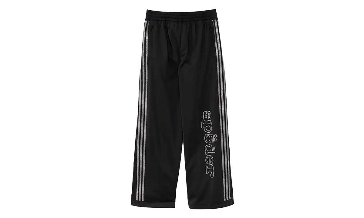 SP5DER Rhinestone Track Pants "Black" KQ8324