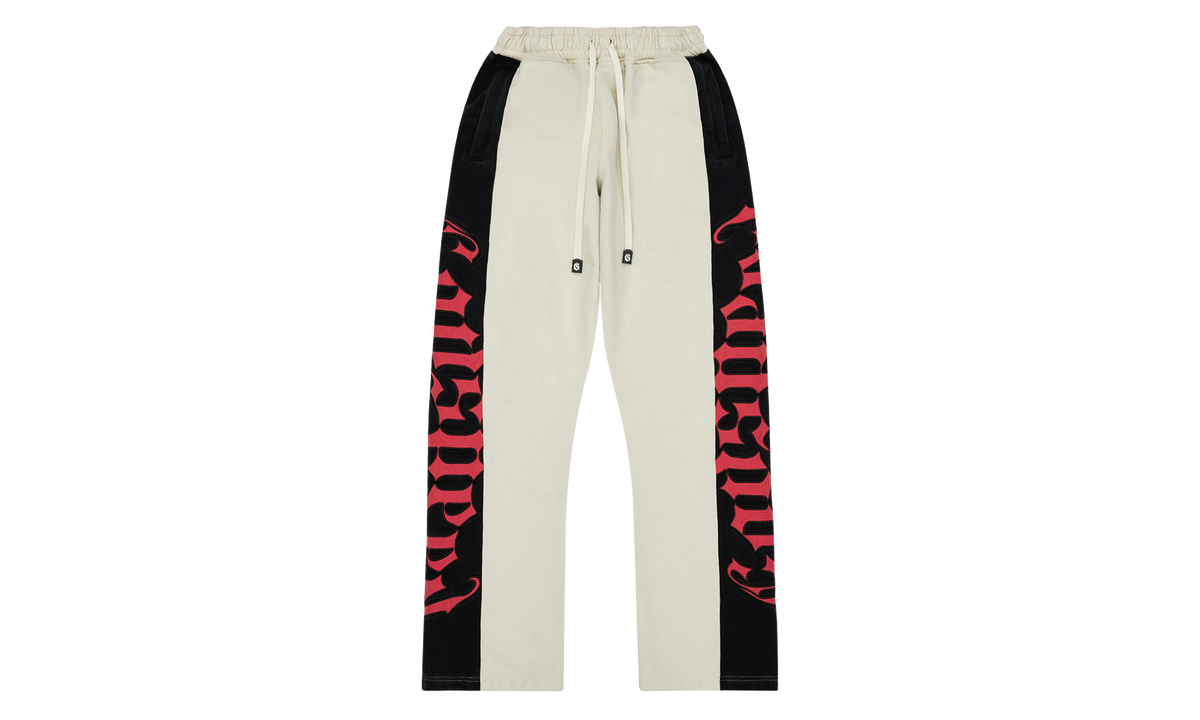 Courtside Sweatpants "Bone / Black / Red" GS070