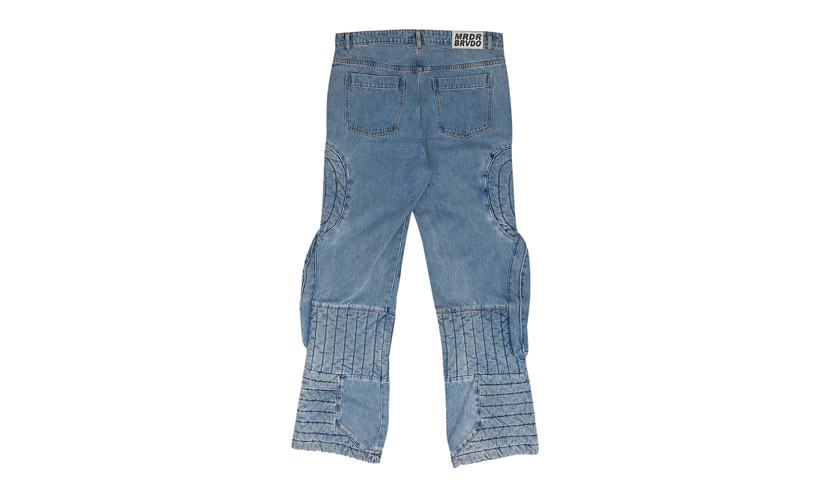 RAISED WINDOW DENIM PANTS "BLUE" 1120900008SS24