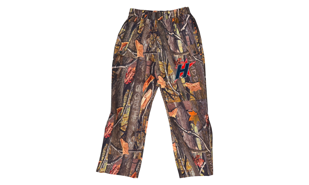Chim Tree H-Star Nylon Pants "Red / Camouflage" HMDD095