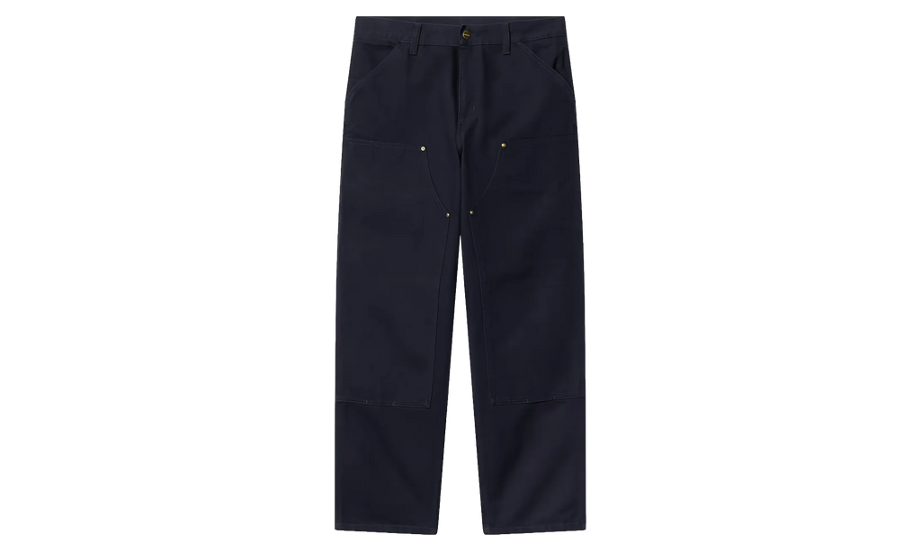 Double Knee Pants "Dark Navy Rinsed" I031501 1C 02