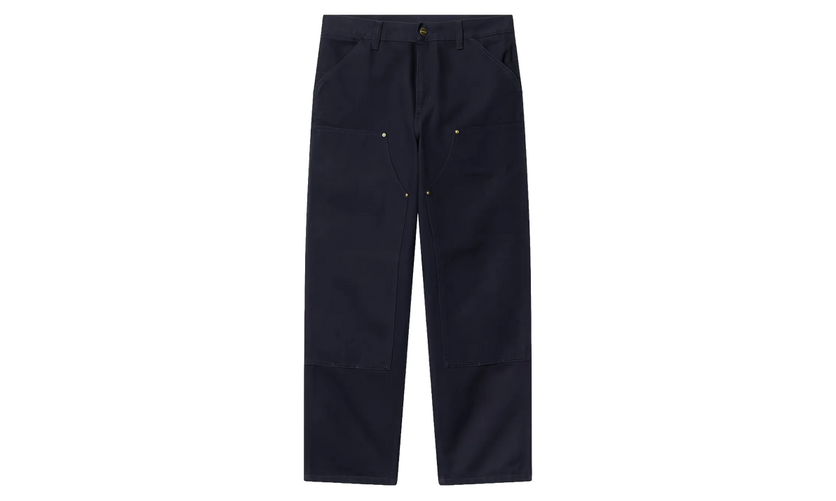 Double Knee Pants "Dark Navy Rinsed" I031501 1C 02