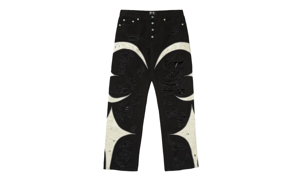 TC Leather Washing Denim Pants (War Ver.) "Black" TC24PT2101