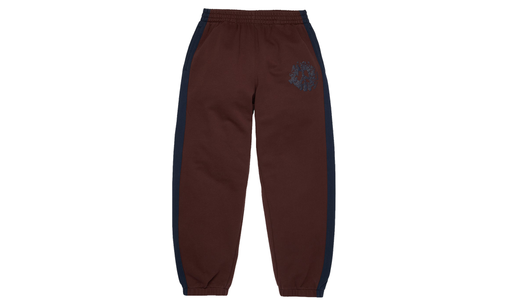 Denim U Paneled Sweatpants "Brown" DT911