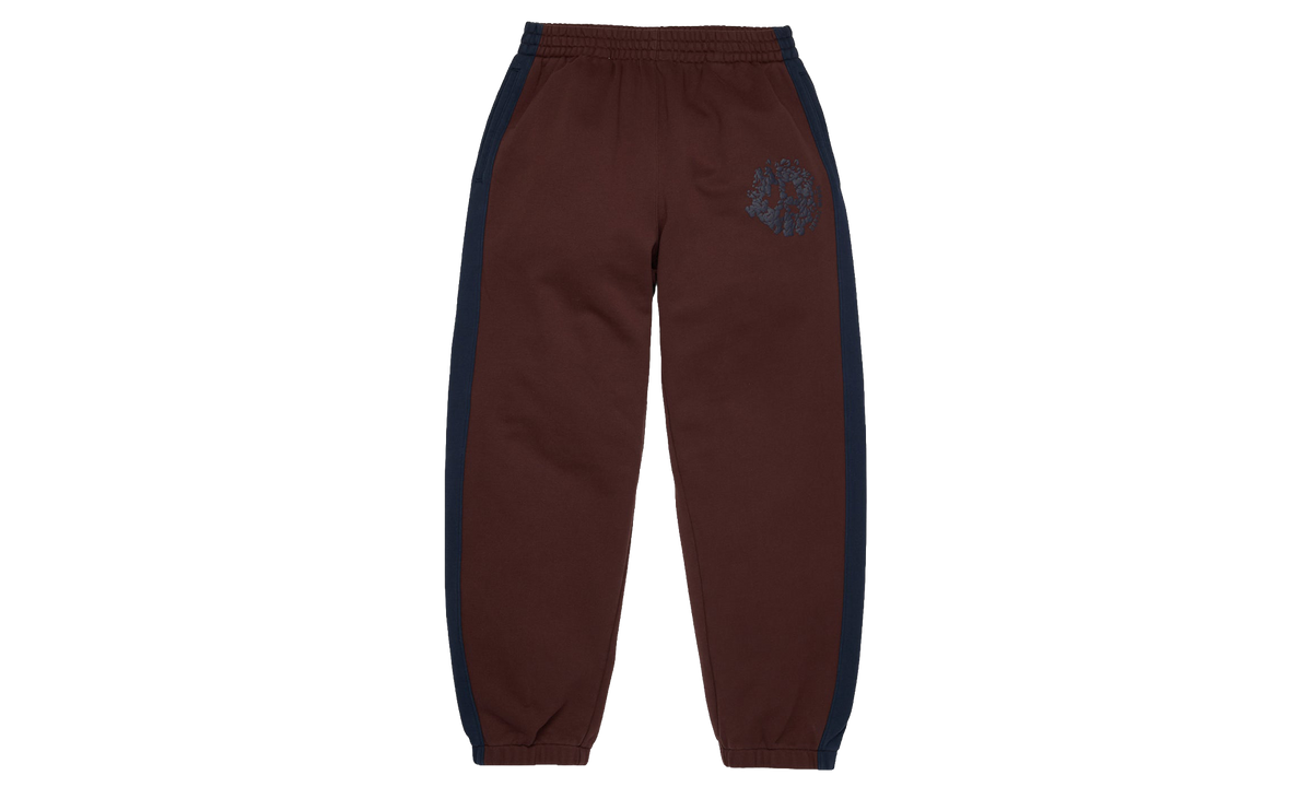 Denim U Paneled Sweatpants "Brown" DT911