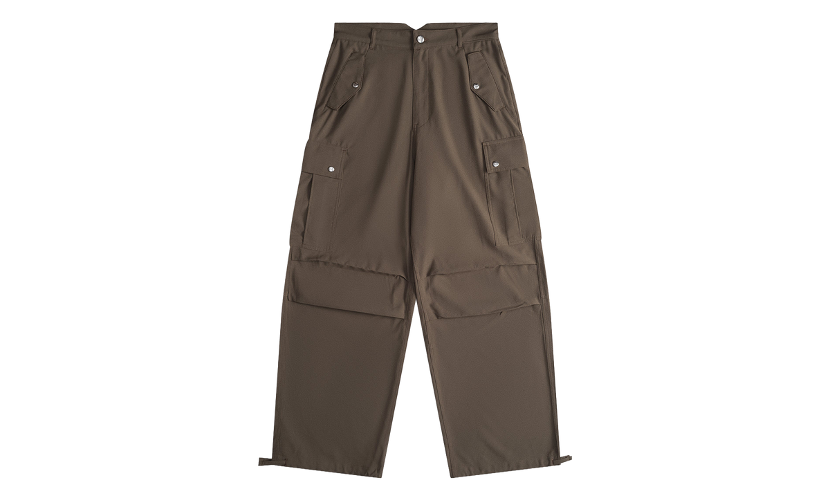Seersucker Parachute Pants "Olive" RHPS24PA12320372 OLV