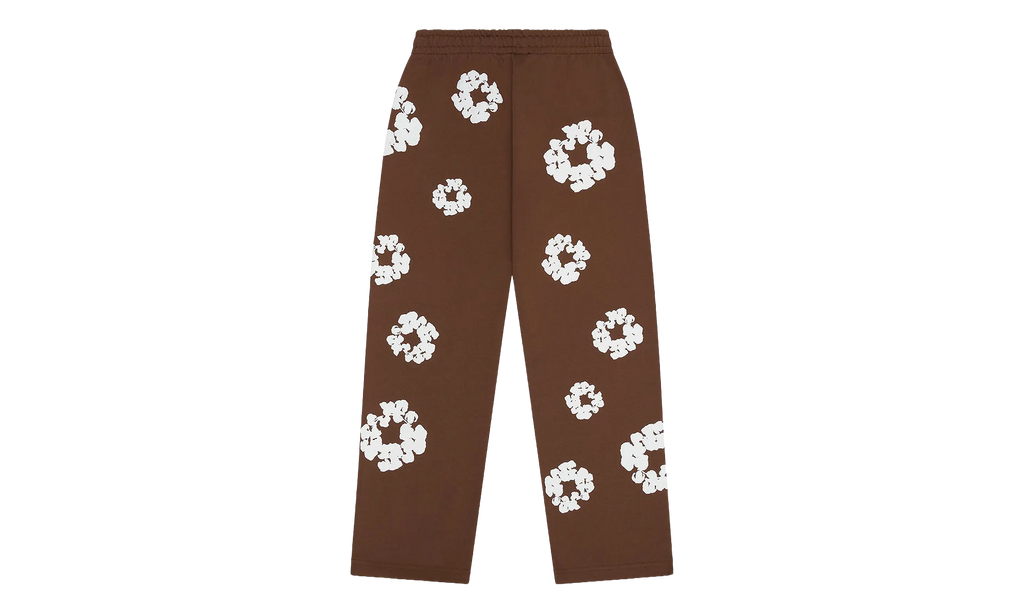 Cotton Wreath Baggy Sweatpants "Dark Brown" DT660
