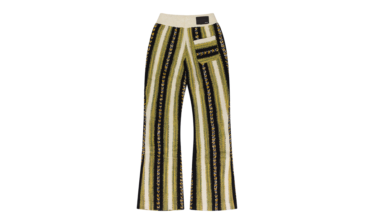 Braided Bandana Stripe Pant "Yellow" SS22MKP001_YELLOW