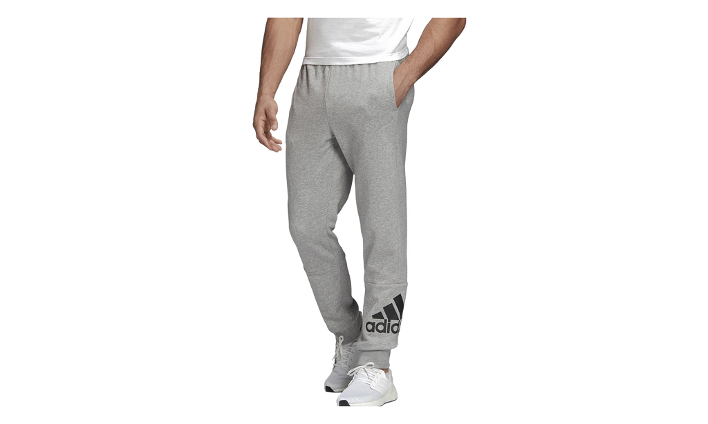 Must Haves Badge of Sport French Terry Pants "Medium Grey Heather" GC7345