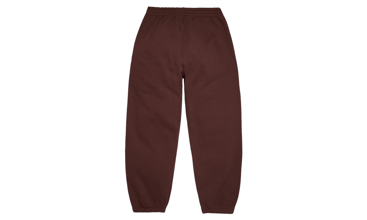 Chenille Embroidered Sweatpant "Brown" DT913