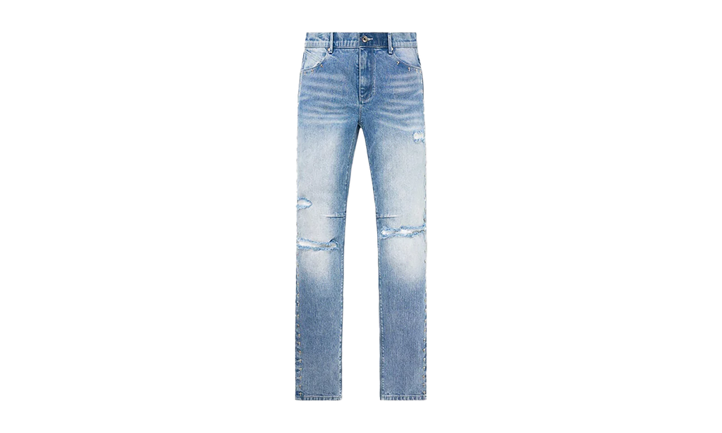 BRYANT Ripped Denim Slim Pant "Medium Blue" MF23D671 B1205RPMDB