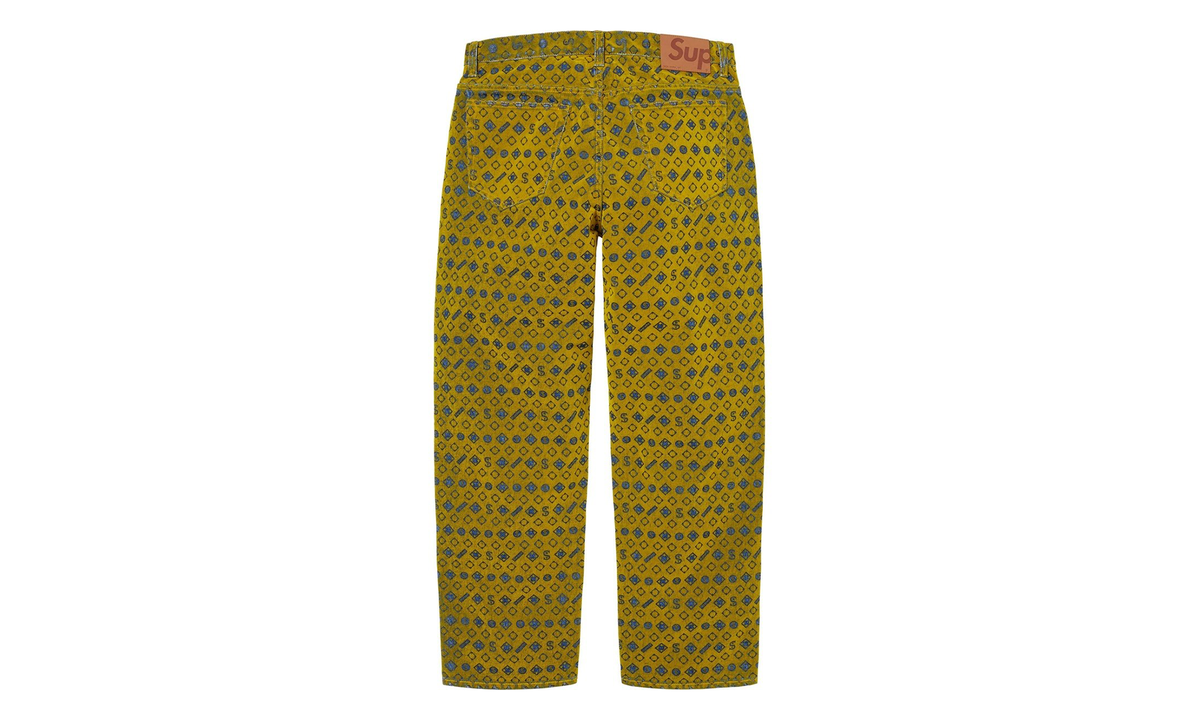 CHAIN STITCH DRESS PANTS "MULTICOLOR" SU26012