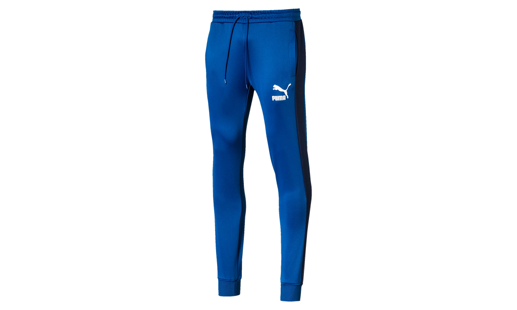ICONIC T7 TRACK PANT CUFF "Blue" 595287 39