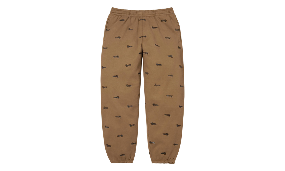 Repeat Script Sweatpants "FW25 - Dark Khaki" SU27082