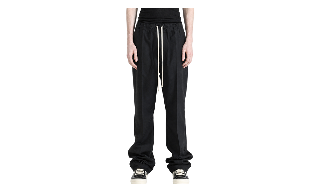 Drawstring Slim Long Pants "Black" RU02F4390 ZL 09
