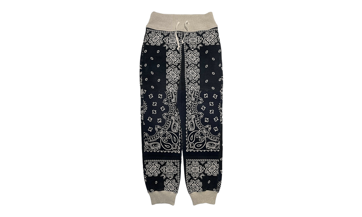 Bandana Fleece Sweatpants "Navy" KAP055
