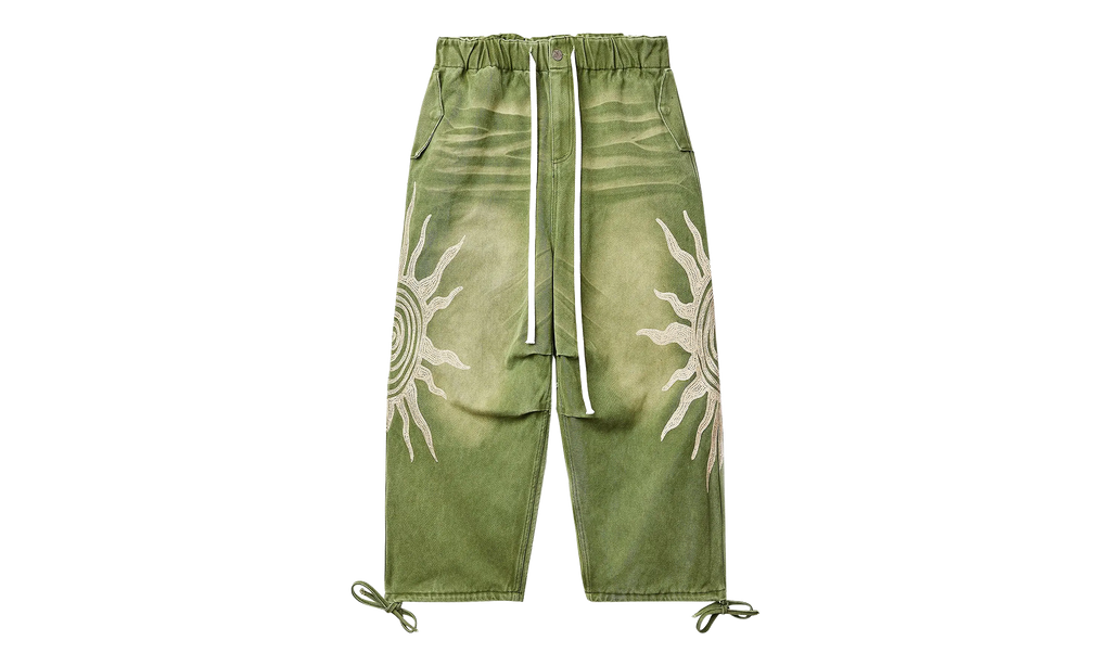 Forest Sun Pants "Distressed Green" VALE 12 001 GN