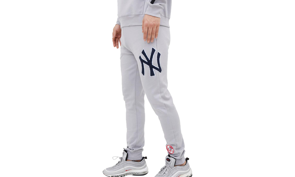 MLB New York Yankees Logo Joggers Sweatpants "Grey" LNY431153 GRY