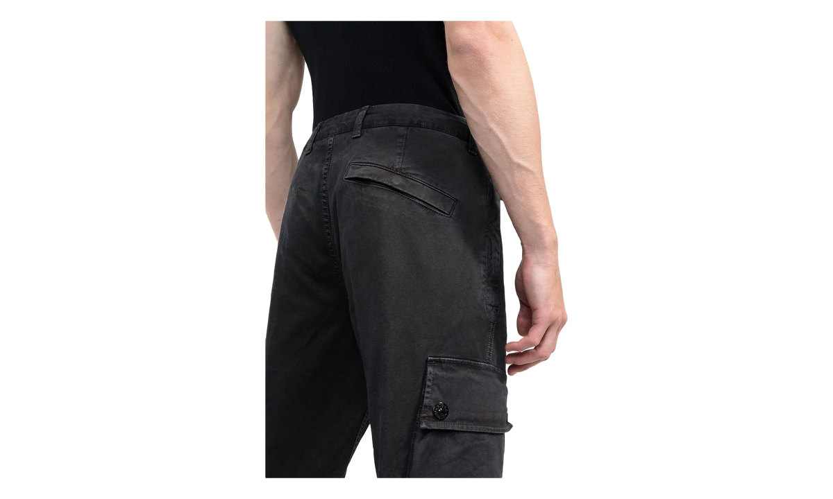 Twill Cargo Pants "Black" 7715303L1 V0129