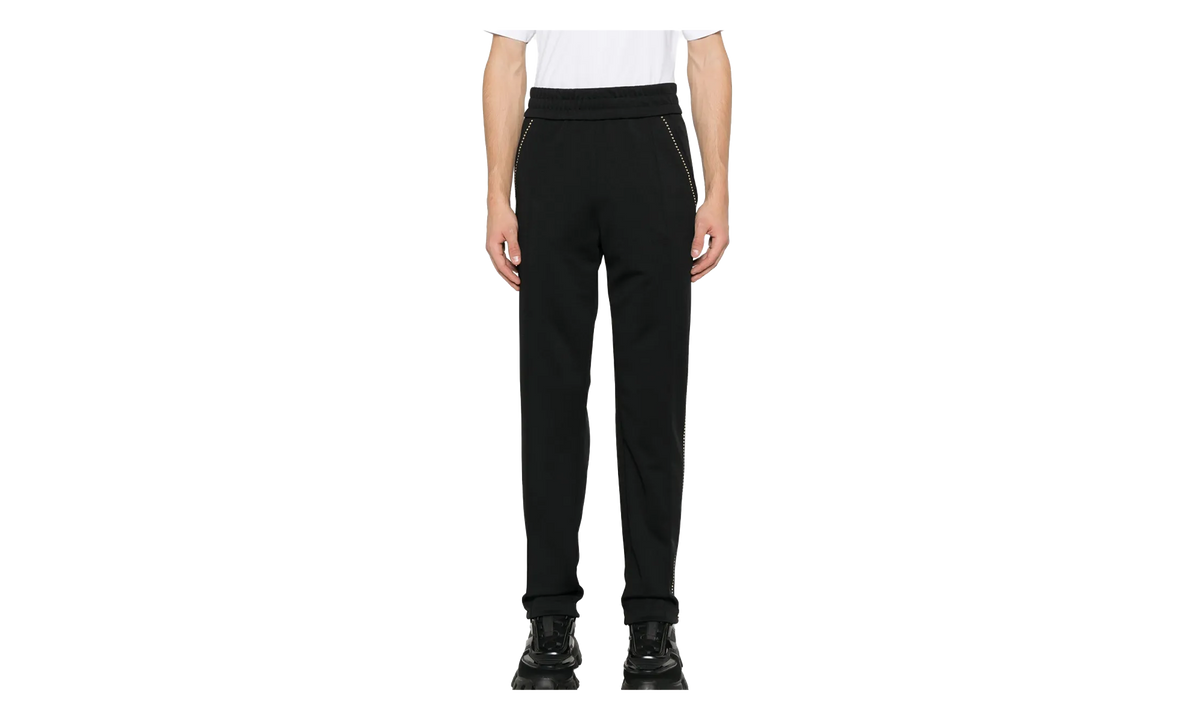 Monogram Stud Track Pants "Black/Silver" PMCJ029R24FAB0011072