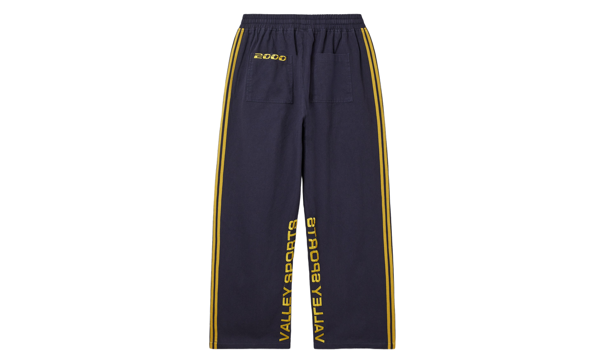 Cursive Track Pants "Navy" VAL431
