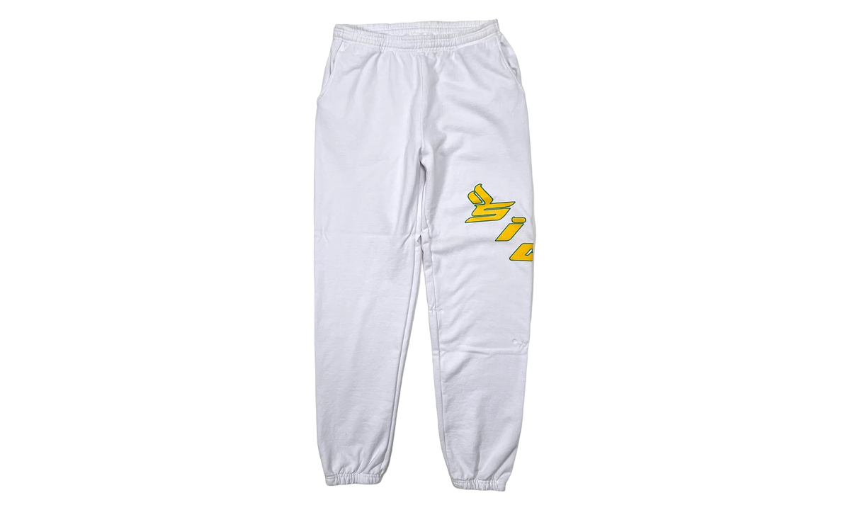 Bornfrompain OG Pain Sweatpants "White / Lime" SCK009