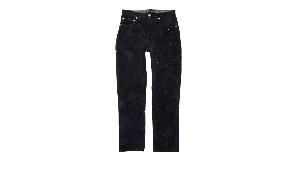 LEATHER RELAXED FIT PANT "Black" P011 LBGP423