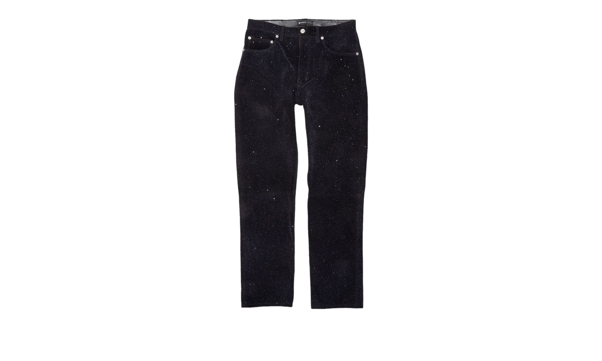 LEATHER RELAXED FIT PANT "Black" P011 LBGP423