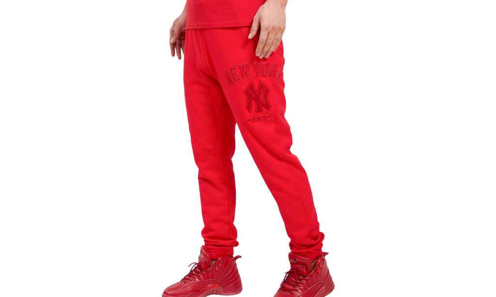 New York Yankees Triple Red Sweatpants "RED" LNY434687 3RD