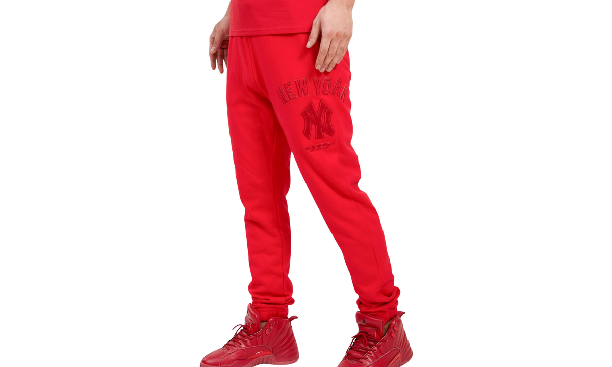 New York Yankees Triple Red Sweatpants "RED" LNY434687 3RD