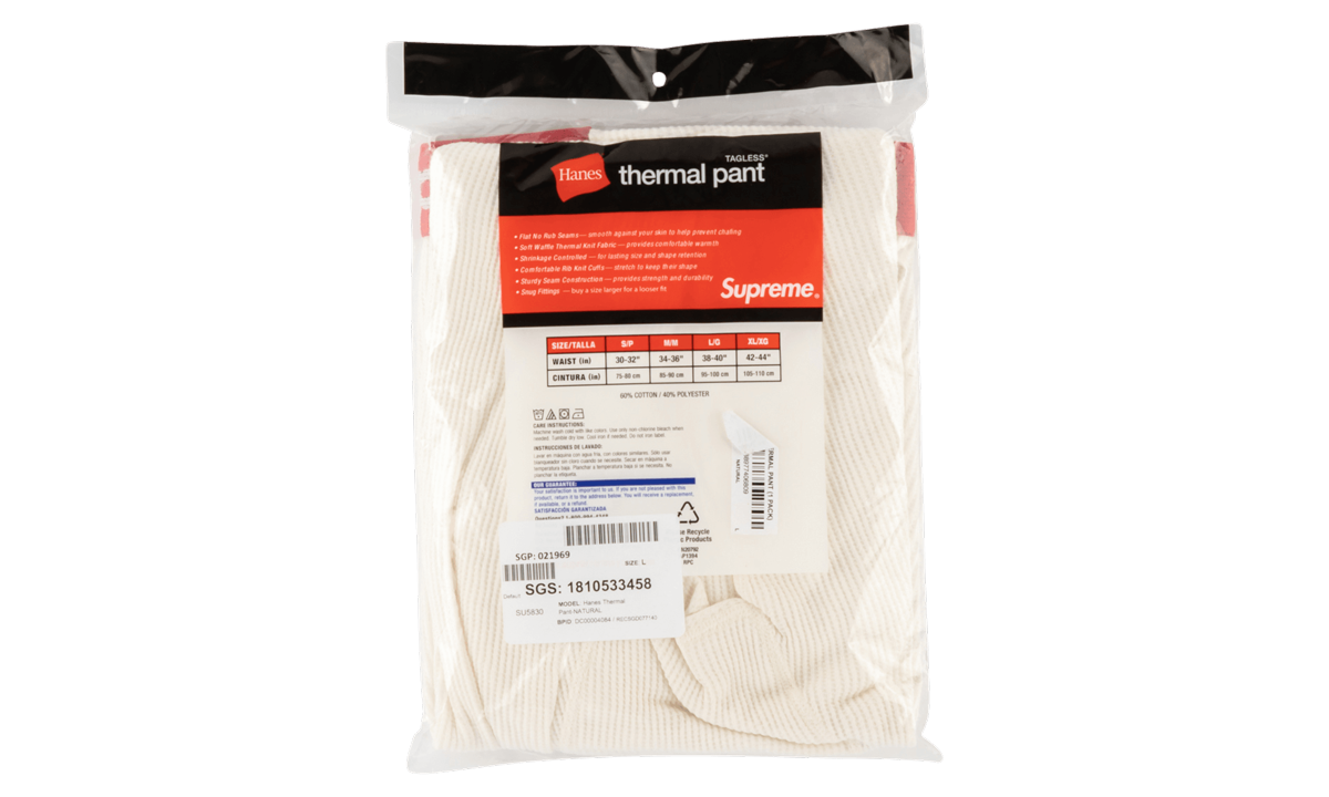 Hanes Thermal Pant (1 Pack) "FW18" SU5830