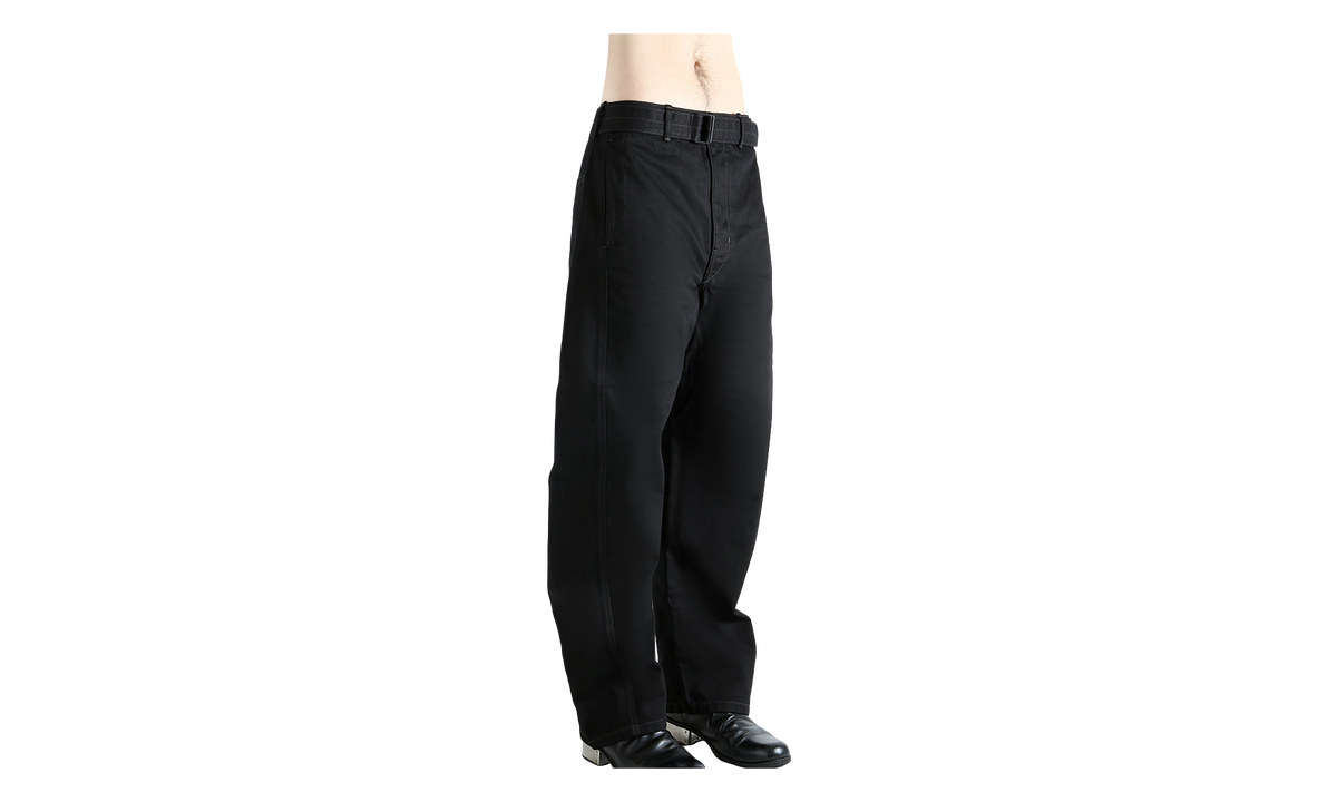 twisted belted pants "BLACK" PA326 LD1055 BK999