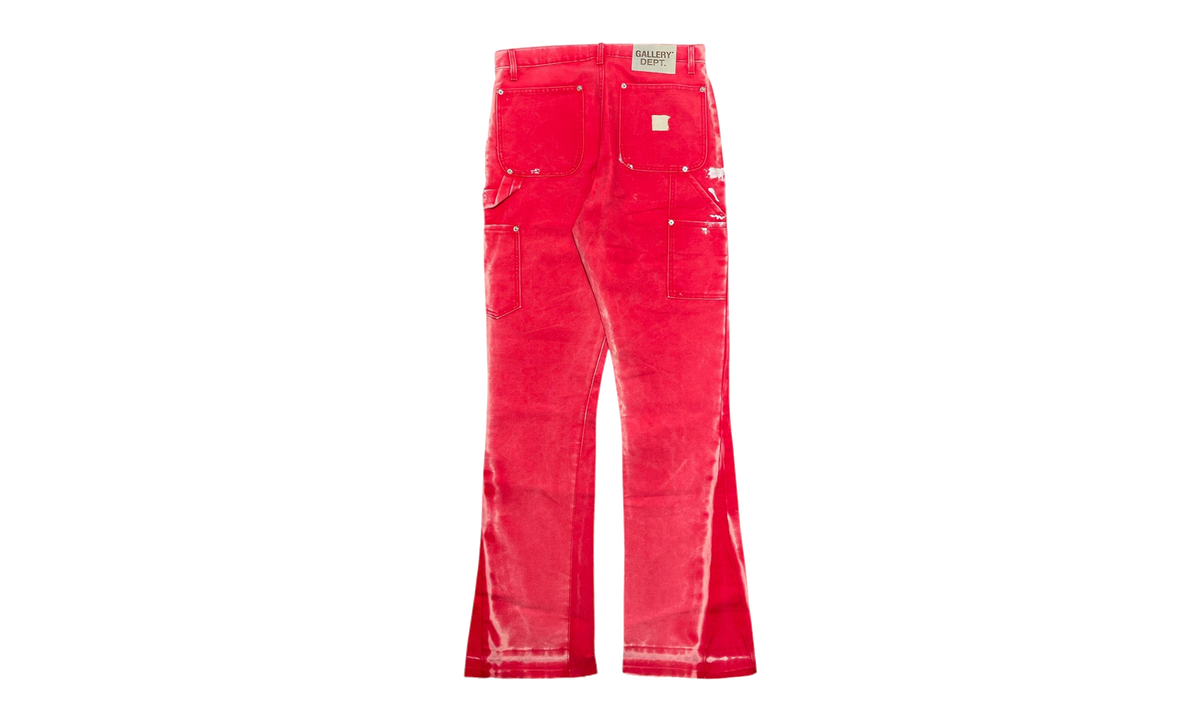 LA Flare Carpenter Pants Paint Splatter "Red Multi" GDPSLFJR