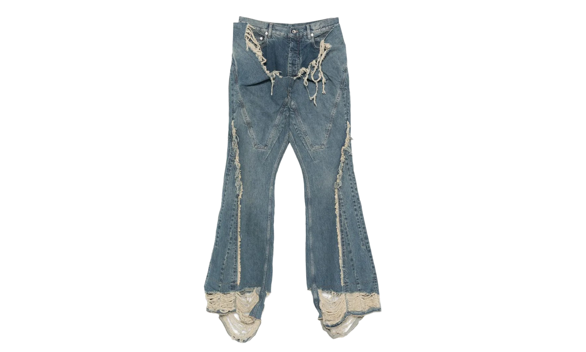 Pantaloni In Denim Slivered Bootcut Pants "Washed Indigo" DU01F4359 DWBSH 06