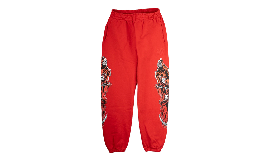 Three Reapers Valentine Sweatpants "Red" WL058