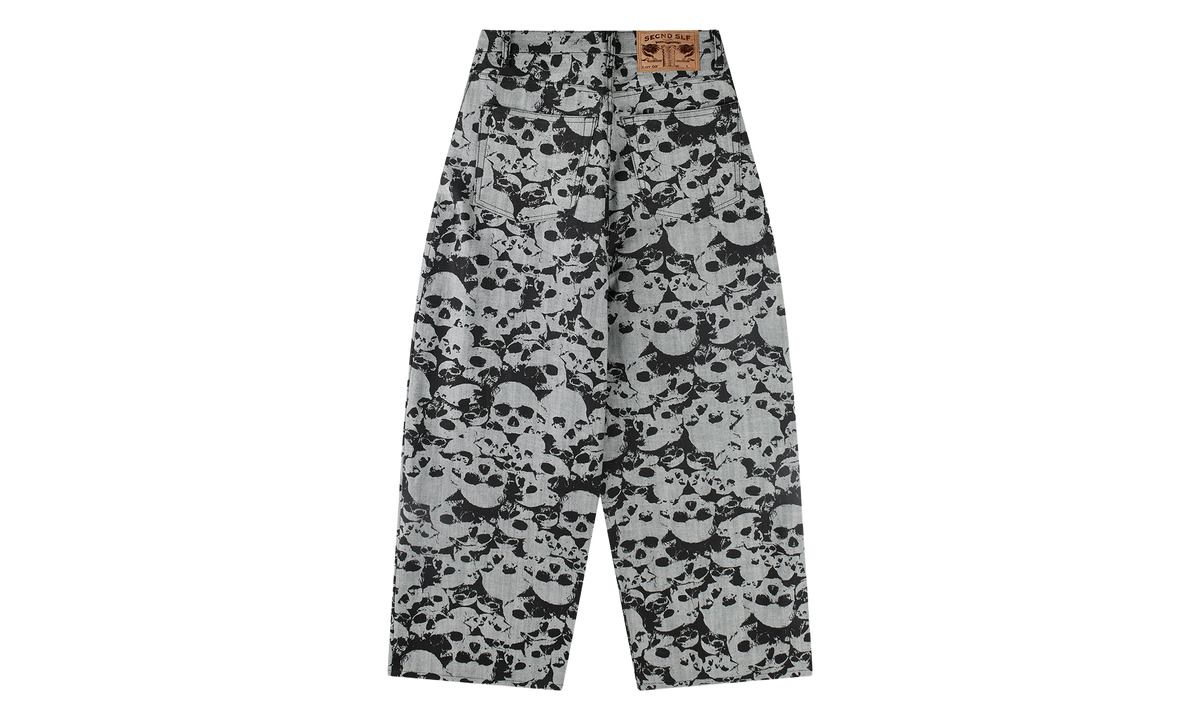 Antaeus Denim Pants "Black / White" ANTAPA BKW