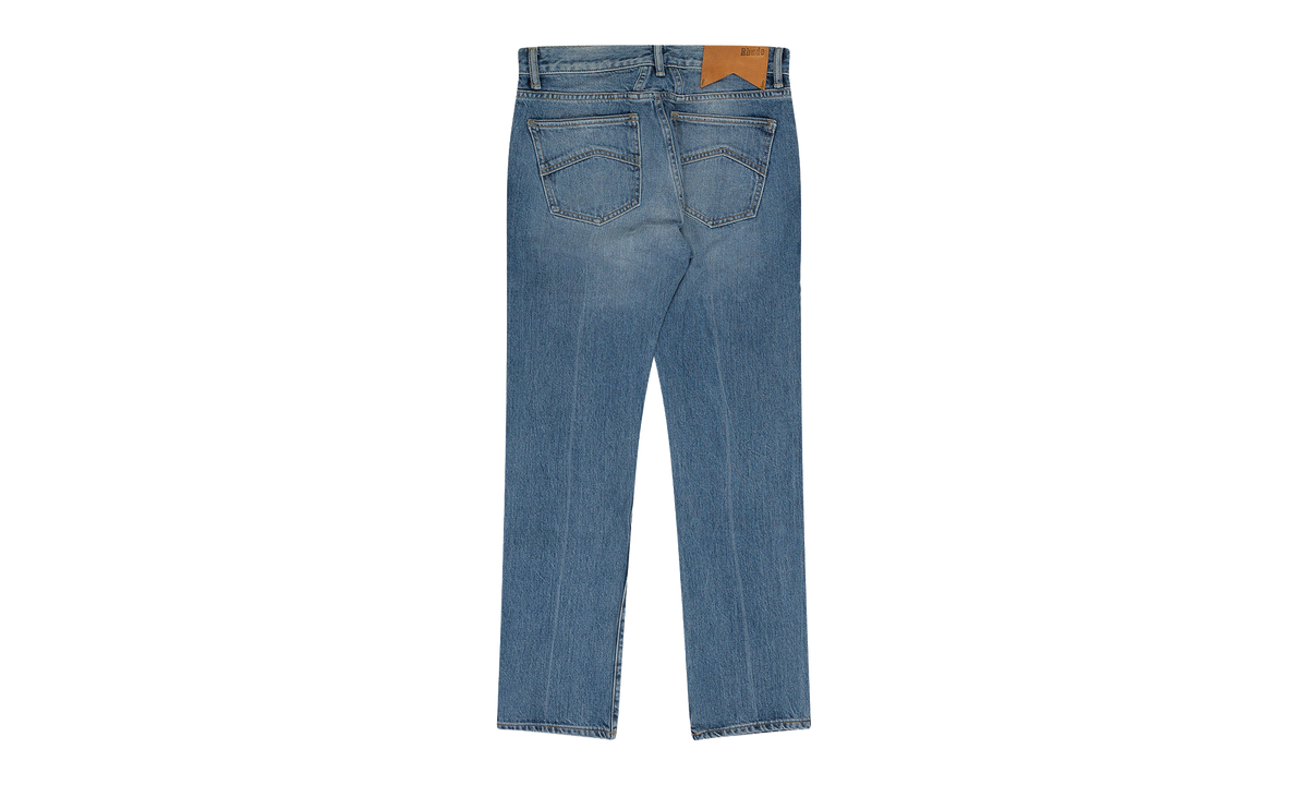 Patch Denim Pants "Indigo" RHD-MJNS-0044