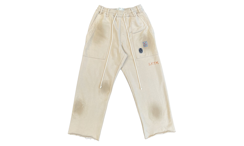 Gym Track Pant "Beige" 262_UPT106_FTRYBGE