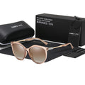 New Luxury HD Polarized Women Sunglasses Fashion Round Ladies Vintage Brand Design Cat Eye Woman Female Sun Glasses Oculos