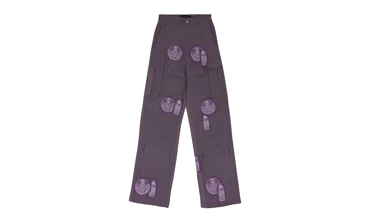 DUAL PATCH POCKET PANTS "VIOLET" 11200640013AW23