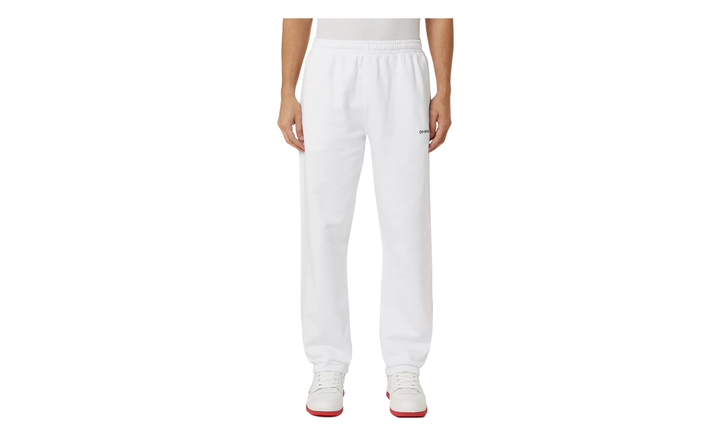 Helvetica Slim Sweatpant "White / Black" EH9NGA9M