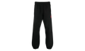 Hands Off-print Track Pants "BLACK RED" OMCH029F21FLE0021025