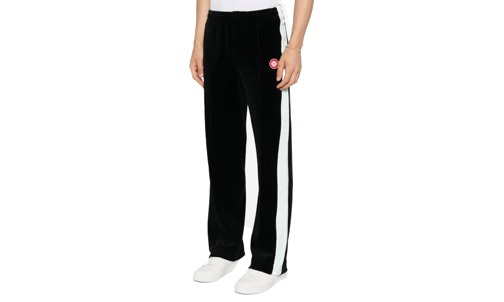 VELOUR TRACK PANTS "Black" MPF25 JTR 281 01