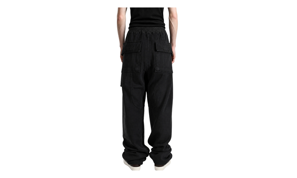 Creatch Wide Cargo Drawstring Sweatpants "Black" DU02F6394 F 09