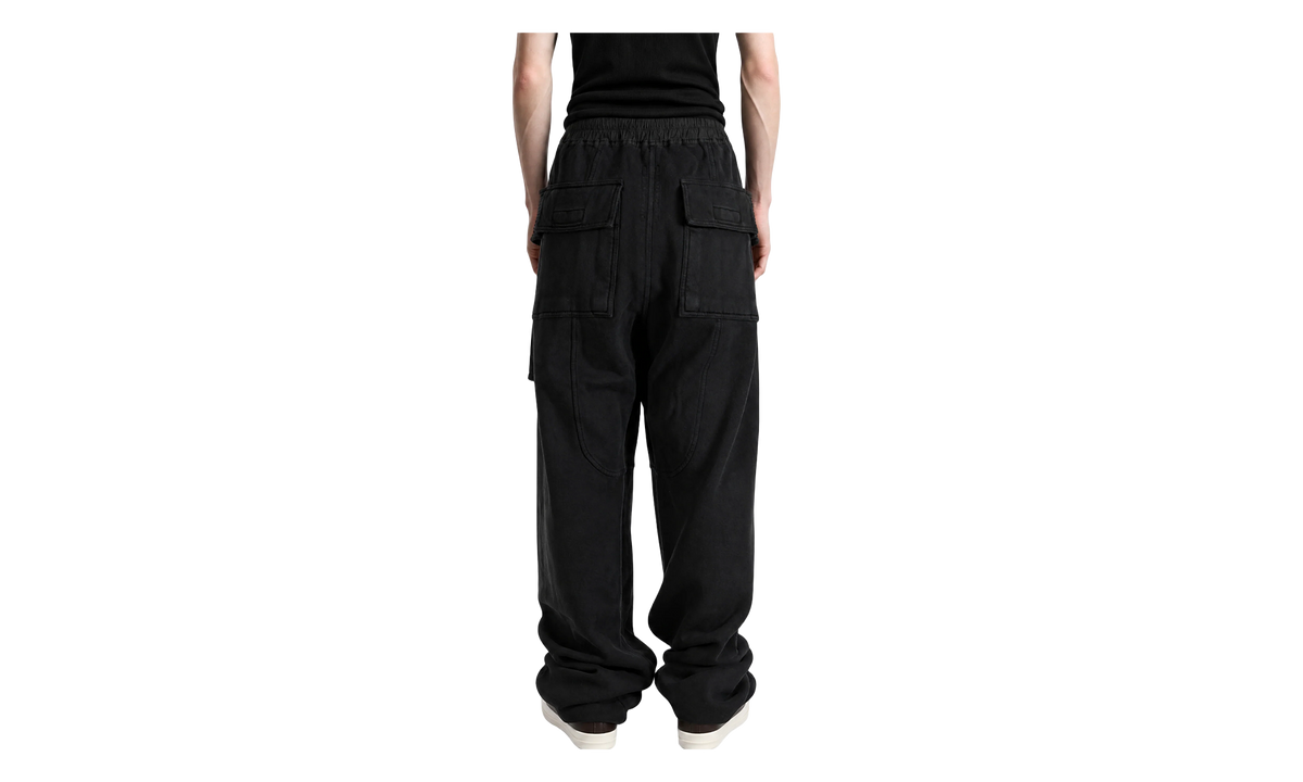 Creatch Wide Cargo Drawstring Sweatpants "Black" DU02F6394 F 09