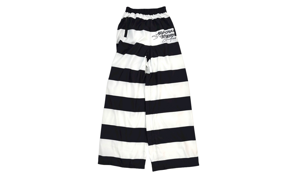 Bills Prison Track Pants "Black / White" BS012