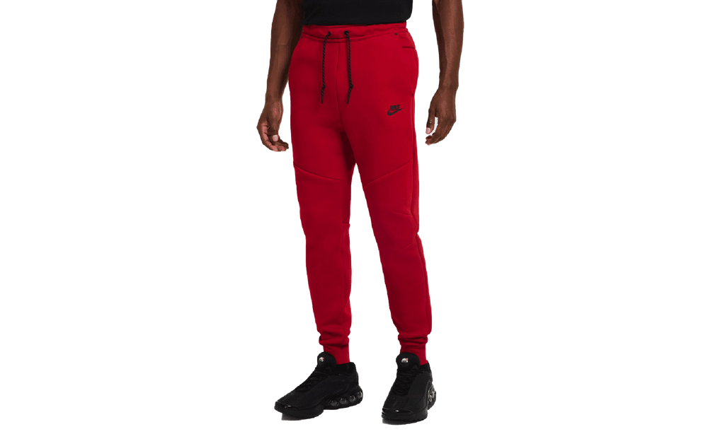 Tech Fleece Jogger Pants Mens Style "GYM RED/BLACK" HV0959 687