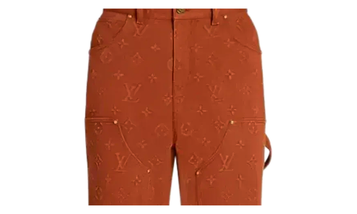 Embossed Monogram Carpenter Pants "Brown" 1A96UW